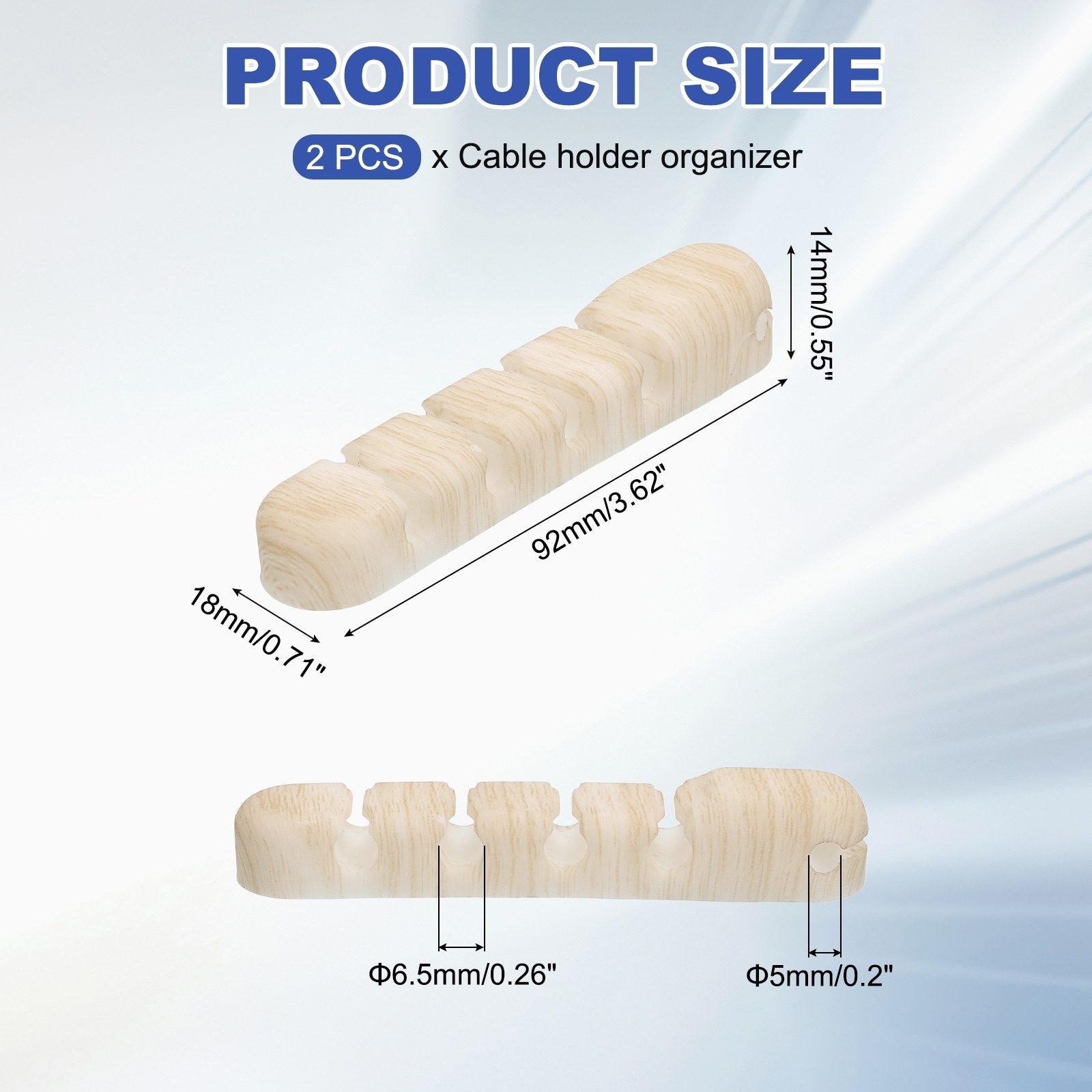 Cable Clip White Wire Holder Cord Organizer Adhesive Cable Keeper