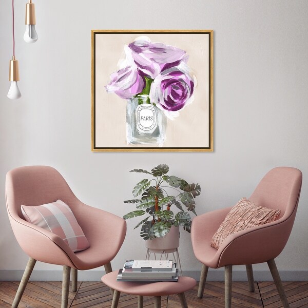 Oliver Gal 'Paris Rose Scent Ivory' Floral and Botanical