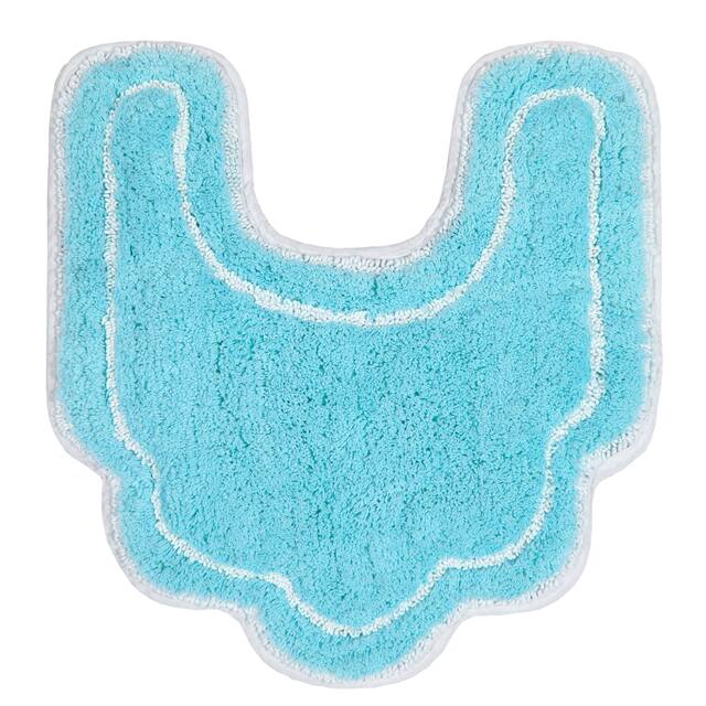 Home Weavers Allure Collection Absorbent Cotton, Machine Washable and Dry Bath Rugs