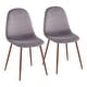 preview thumbnail 8 of 81, Pebble Mid-Century Modern Upholstered Accent / Dining Chair (Set of 2)