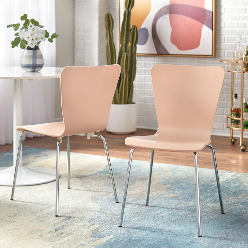 Porch & Den Erie Chairs (Set of 2) - Pink