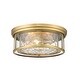 preview thumbnail 1 of 6, Clarion 3 Light Flush Mount