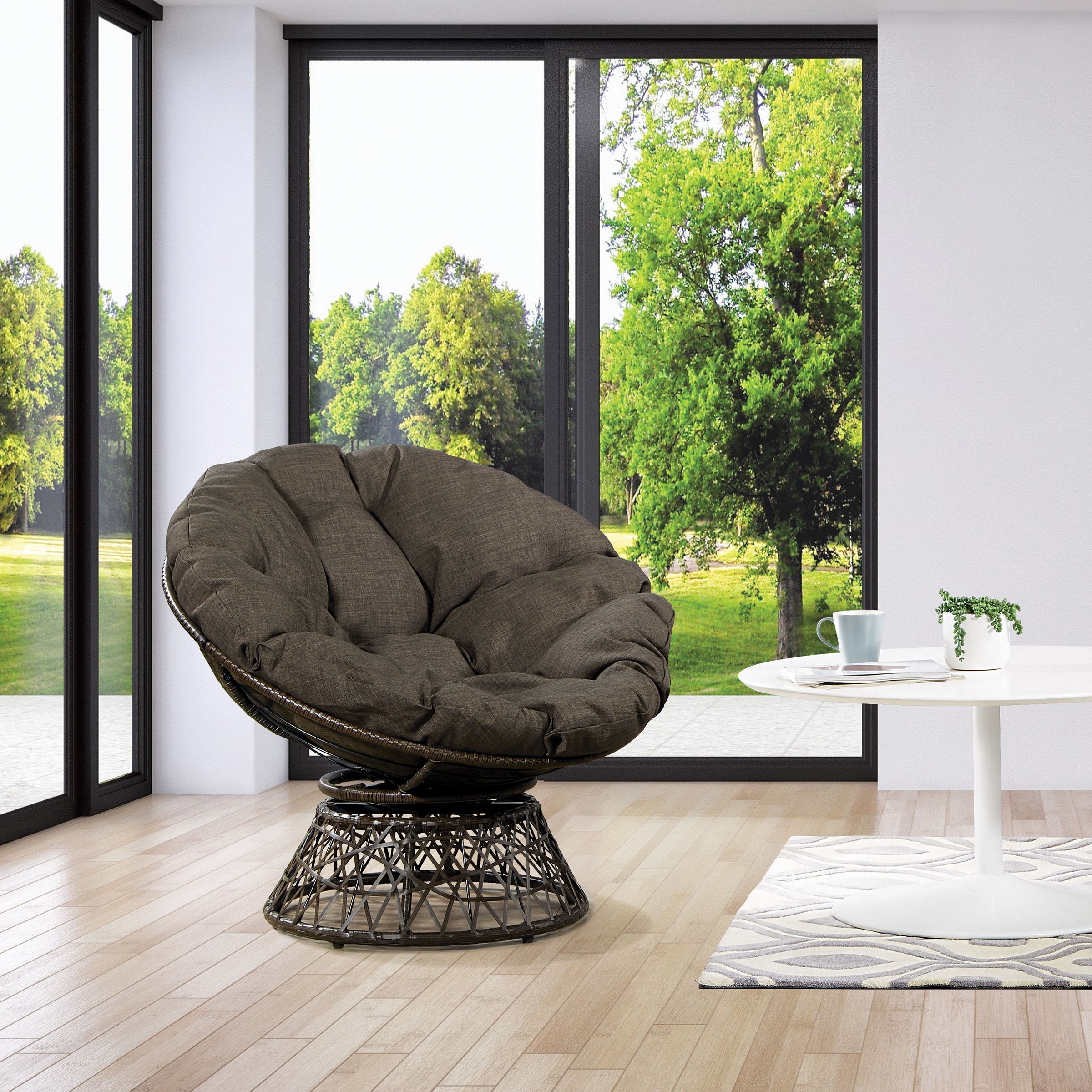 The curated nomad avoca woven outlet wicker over steel frame chair