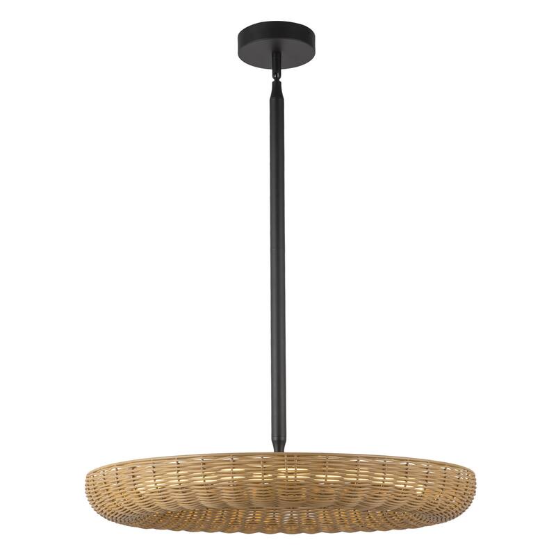 Alora Lighting CH602024-UNV Maris 24" Wide LED Pendant with Rattan