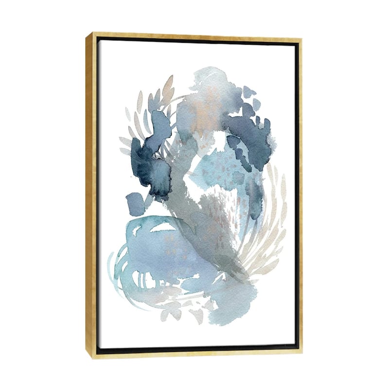 iCanvas "Beachy" by Stephanie Corfee Framed Canvas Print - Gold - 48x32