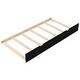 preview thumbnail 18 of 16, Twin Over Pull-out Bunk Bed with Trundle, Wooden Twin Over Twin/Double Twin Bunk Bed, Extendable Bunkbeds w/Ladder & Safety Rail