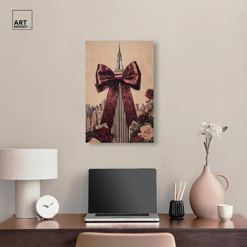 Sparkling Empire State Building Canvas by Art Remedy, Gallery Wrapped