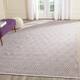 SAFAVIEH Handmade Flatweave Montauk Shkurte Cotton Rug - 10' x 14' - Grey/Ivory