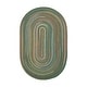 preview thumbnail 3 of 27, Rhody Rug Charisma Indoor/ Outdoor Braided Area Rug 2 ft x 3 ft - Peridot