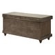 preview thumbnail 14 of 20, Dover White Wash Entryway Storage Bench