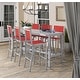 preview thumbnail 7 of 5, Oxford Garden Travira 72-inch Lite Core Ash Rectangular Bar Table