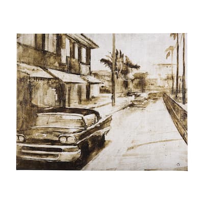 Vintage Car Picture I (50 x 40) Canvas Art Print