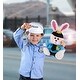preview thumbnail 4 of 4, DolliBu Rose Gold Bunny Police Officer Plush Toy with Uniform and Cap - 8 inches
