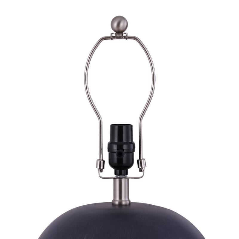 Modern Ceramic Table Lamp with Cone Linen Shade