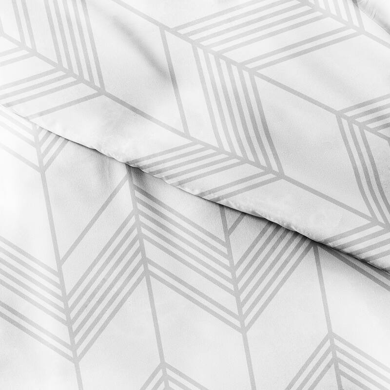 Becky Cameron Alps Chevron 3 Piece Duvet Cover Set - Queen