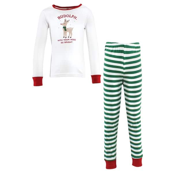 slide 2 of 2, Hudson Baby Toddler Cotton Pajama Set, Rudolph