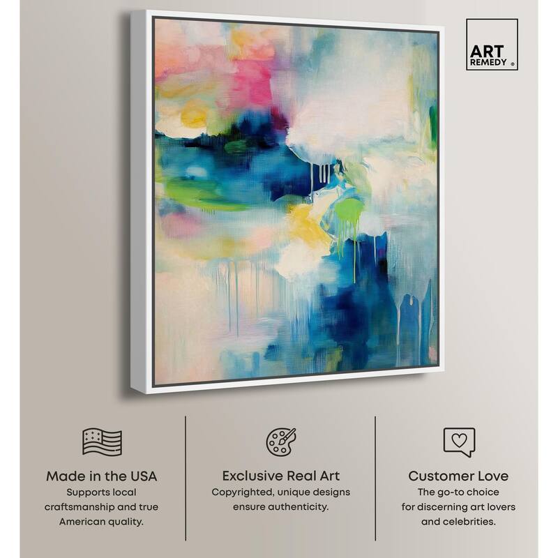 Prismatic Weeps Color III Canvas by Art Remedy
