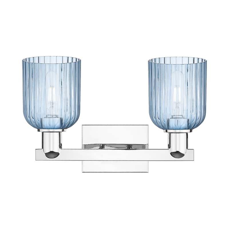 Innovations Lighting Downtown Urban - Bridal Veil - 2 Light 16" Bath Vanity Ligh