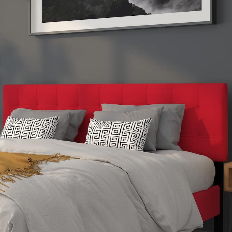 Quilted Tufted Upholstered Headboard