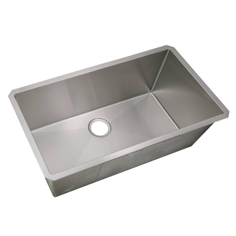 Design House 110098 Undermount Sink Kitchen Combo with Sink, Roll-Up - Satin Stainless Steel