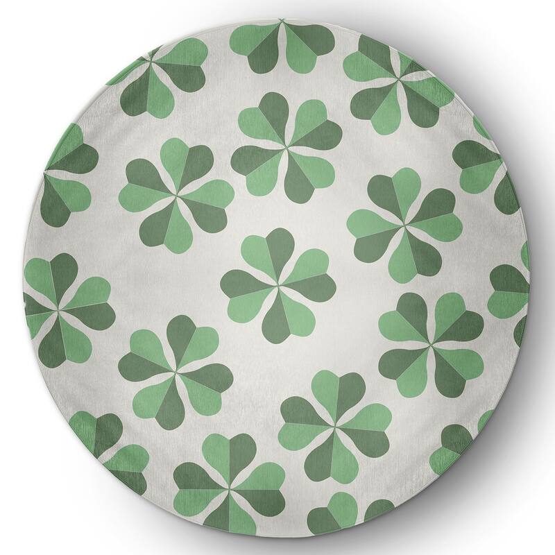 Lucky Patch St. Patrick's Day Chenille Rug