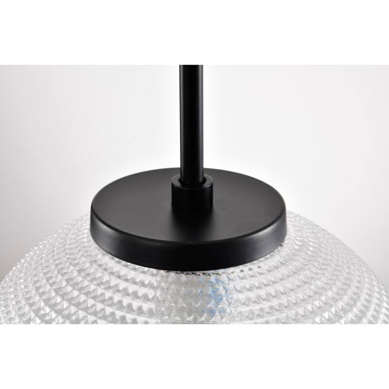 Sokix Frosted Pyramidical Glass Globe Pendant Ceiling Lamp Downrod