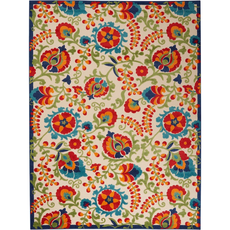 Nourison Alice Indoor/Outdoor Floral Area Rug - 12' x 15' - Multicolor