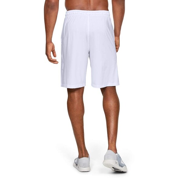 under armour mens white shorts