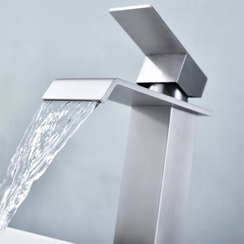 Waterfall Bathroom Sink Faucet
