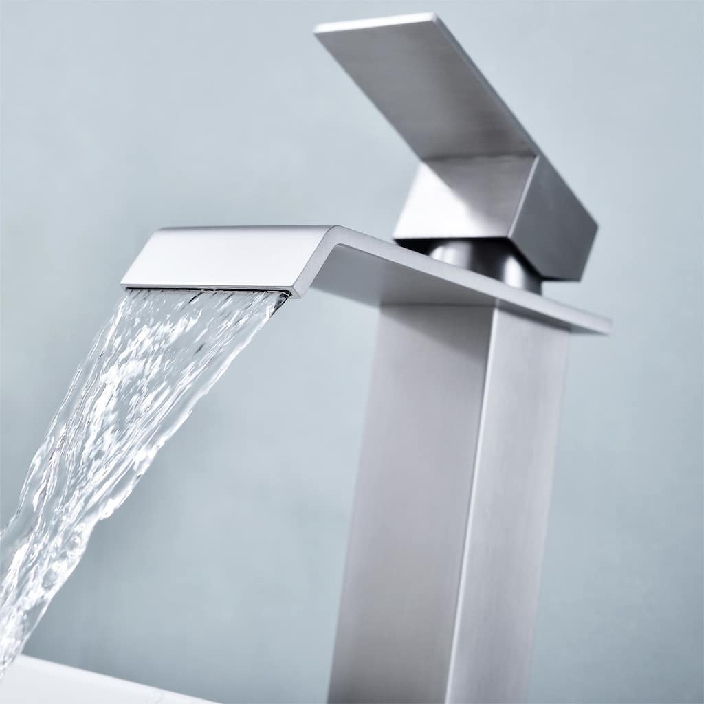 Waterfall Bathroom Sink Faucet