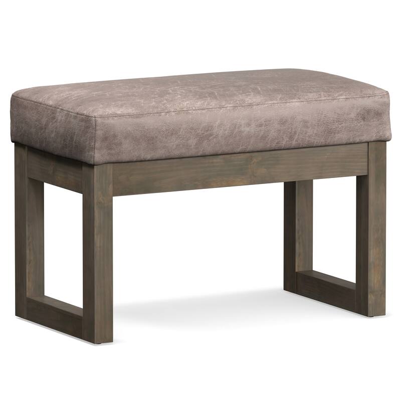 WYNDENHALL Madison 26 inch Wide Contemporary Rectangle Ottoman Bench