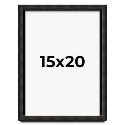 15x20 Shadow Box Black Rustic Barnwood Display Frame | 1.125 Inch