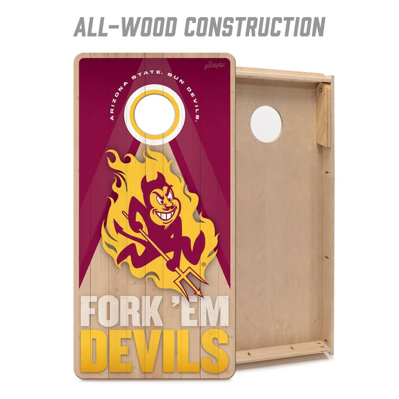 Arizona State Sun Devils NCAA 2x4 Professional Cornhole Board Set