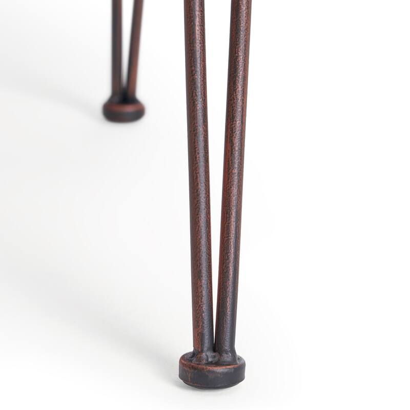 Penley Outdoor Modern Industrial 3 Piece Acacia Wood Bar Set by Christopher Knight Home