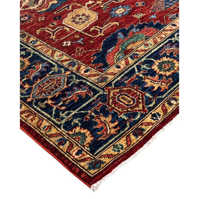 Serapi One-of-a-Kind Hand-Knotted Area Rug - Red, 6' 0" x 9' 3" - 6' 0" x 9' 3"