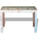 preview thumbnail 6 of 6, vidaXL Dining Table Solid Reclaimed Wood 45.3"x23.6"x30" - multi-color