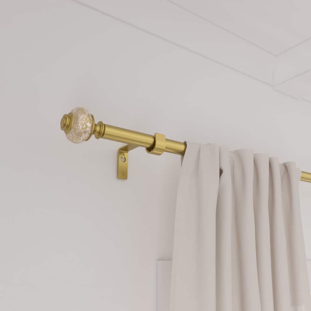 Acroma Luxury Spherical Gold Curtain Rod