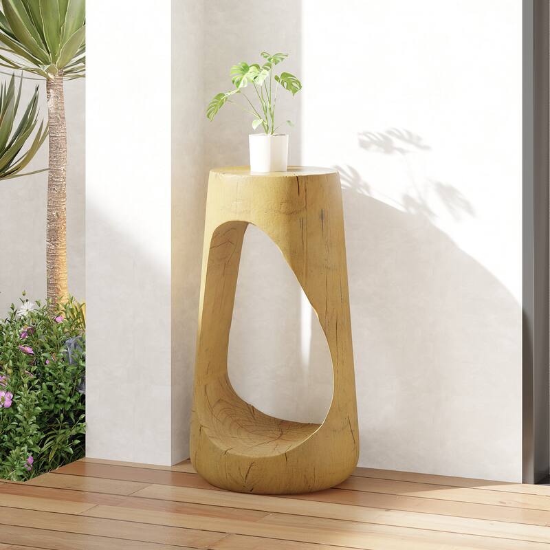 Modern Artistic Accent Table Side Table Hollow Design End Table
