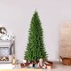 preview thumbnail 4 of 14, Fraser Hill Farm 7.5-Ft. Winter Falls Slim-Silhouette Christmas Tree