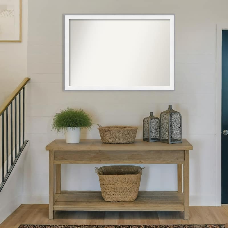 Maya Non-Beveled Framed Wall Mirror