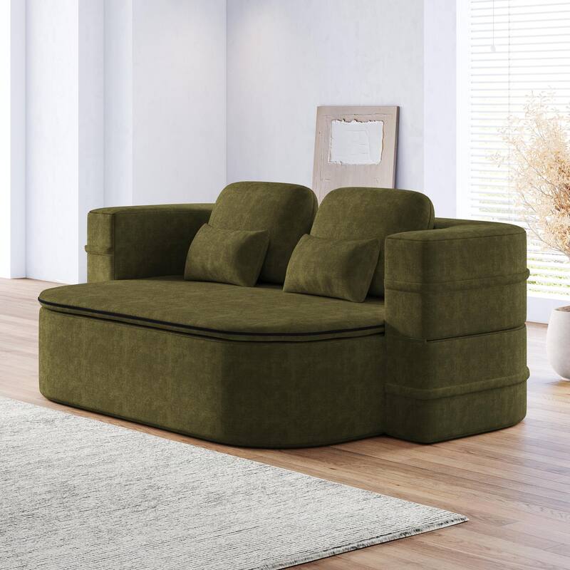 Chenille Folding Mattress Sofa