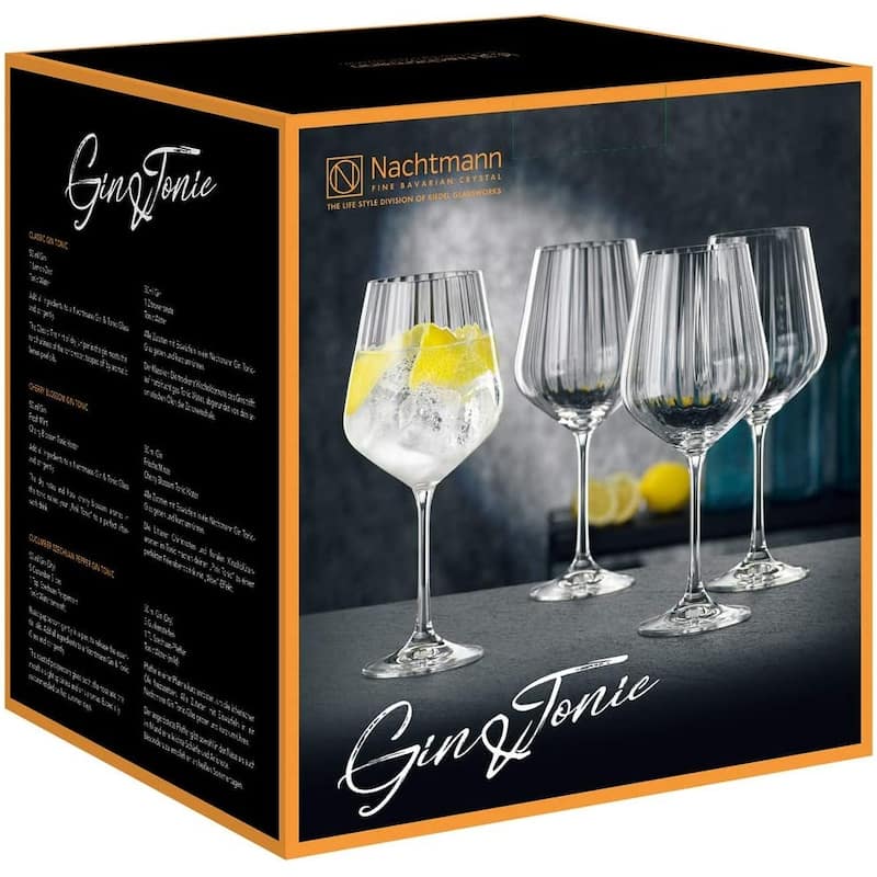 Nachtmann Set of 4 Gin Tonic Cocktail Glasses - 22 4/7 oz.