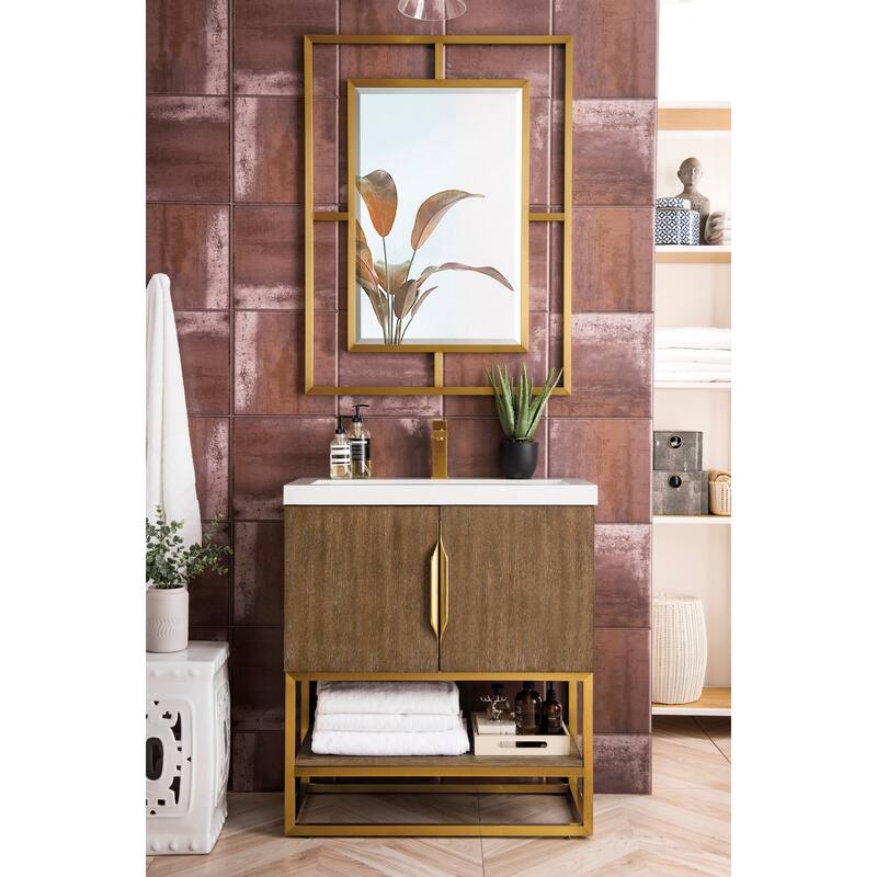 James Martin Vanities 883-V31.5-RG-WG Columbia 32" Free Standing
