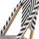preview thumbnail 82 of 95, Furniture of America Irene French Chevron Wicker Patio Dining Chairs