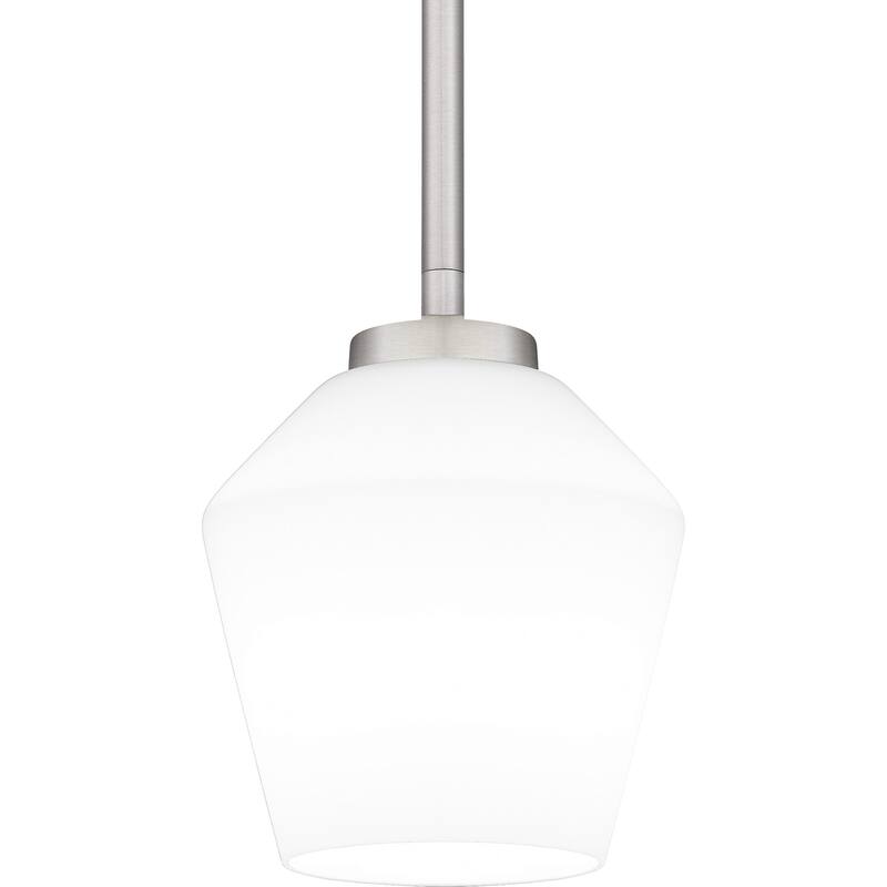 Nielson 1-Light Brushed Nickel Mini Pendant Light