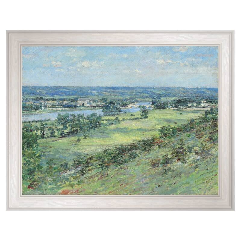 Masterpiece Art Gallery| The Valley of the Seine by Theodore Robinson - Framed Canvas Art Print