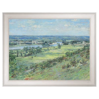 Masterpiece Art Gallery| The Valley of the Seine by Theodore Robinson - Framed Canvas Art Print