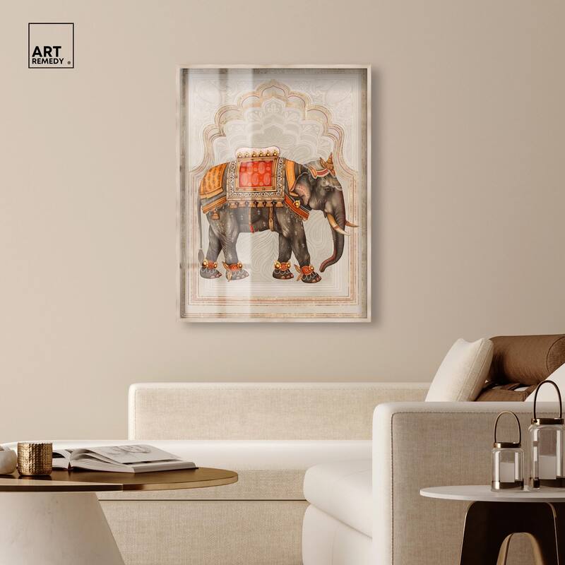 Elephant Queen Shadowbox by Art Remedy