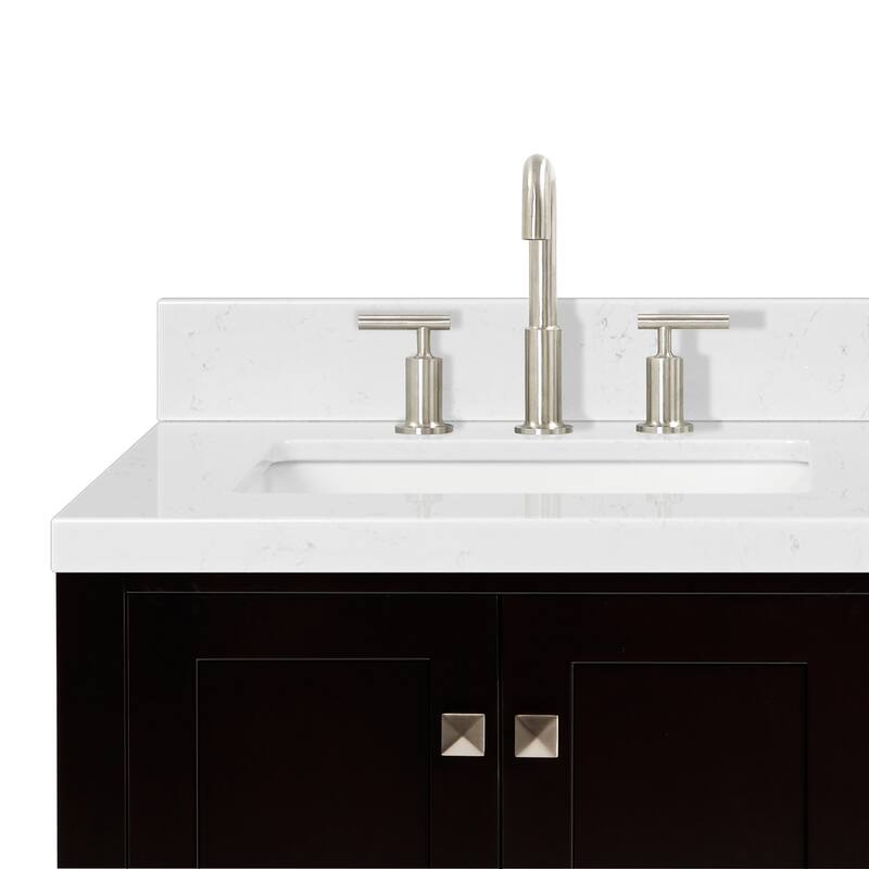 Ariel A036SLCQRVO Cambridge 36" Free Standing Single Basin Vanity Set