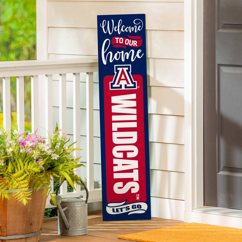 47" Double Sided Seasonal Porch Leaner, University of Arizona - 47" x 11.25"